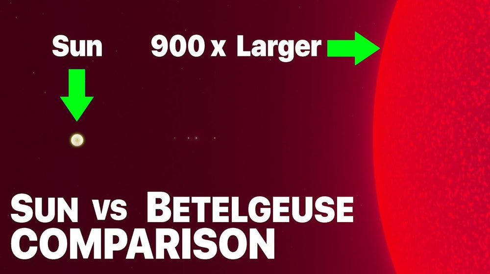 betelgeuse size compared to sun