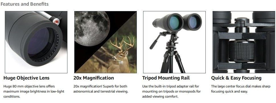 Celestron SkyMaster 20x80