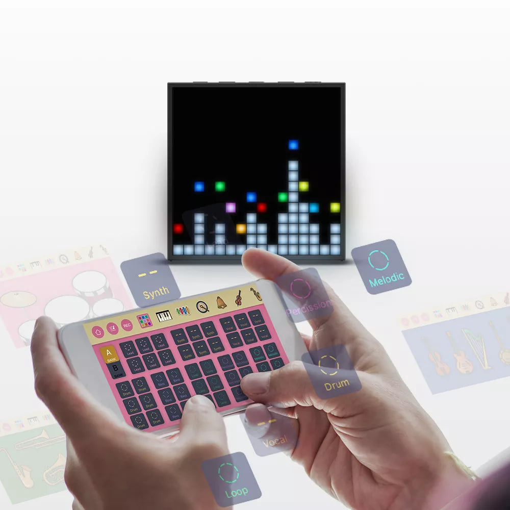 Divoom Timebox-Evo Pixel Art Smart Bluetooth Speaker