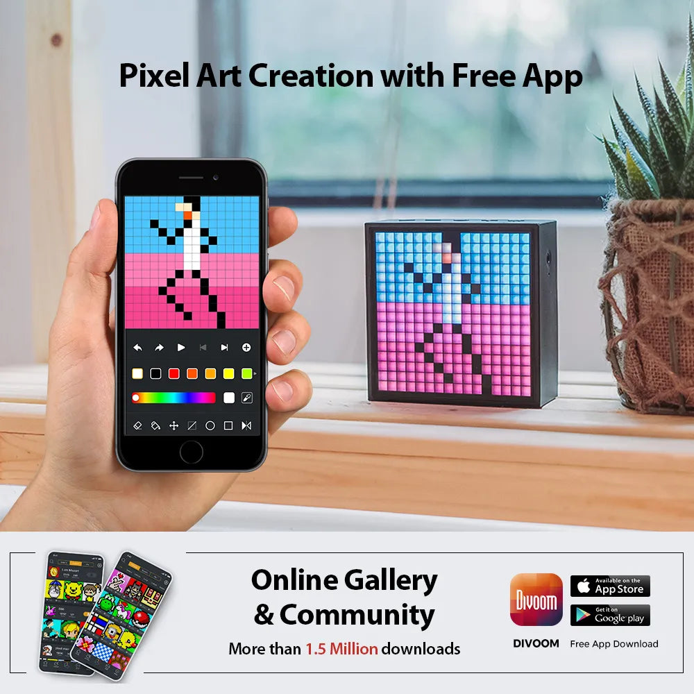 Divoom Timebox Evo Pixel Art Smart Bluetooth Speaker