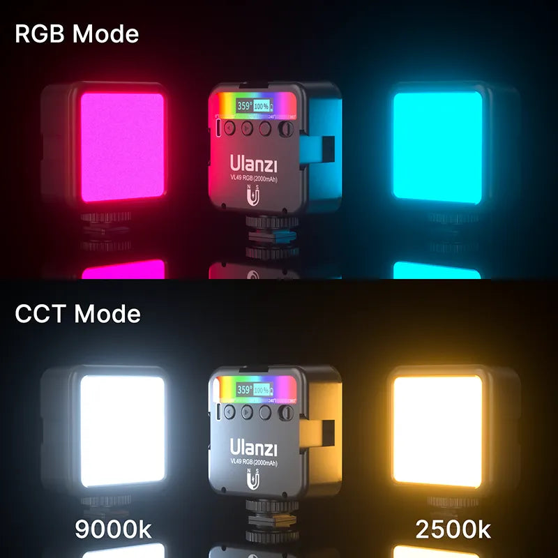 Ulanzi VL49 RGB Mini LED Video Light