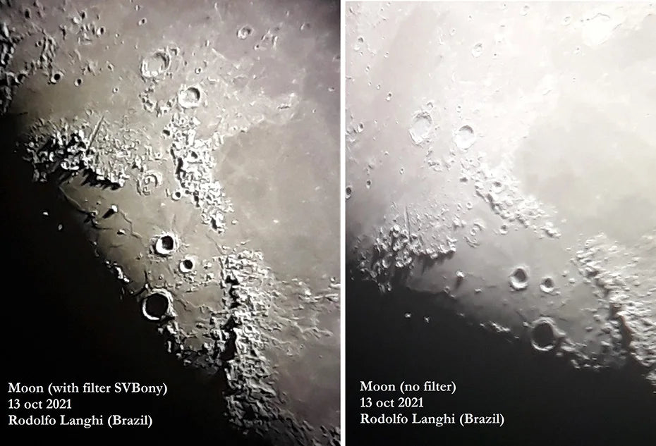 Svbony Moon Filter moon example