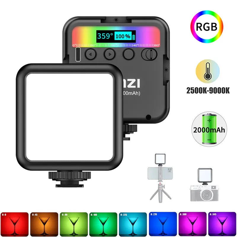 Ulanzi VL49 RGB Mini LED Video Light Rechargeable
