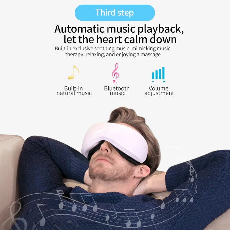 Smart Eye Massager with Heat Airbag Vibration Eye Care