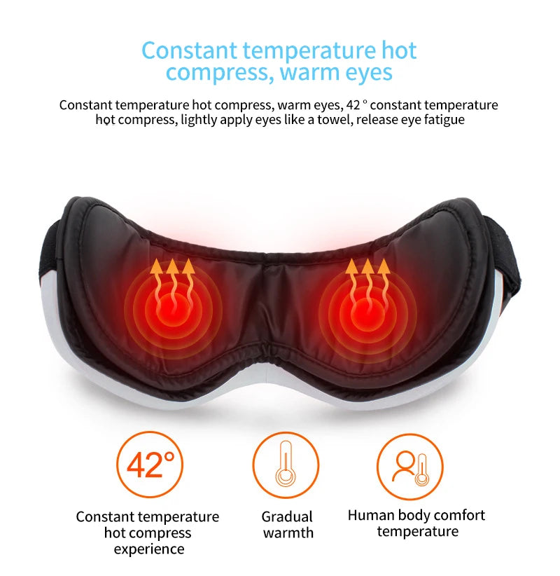 Smart Eye Massager with Heat Airbag Vibration Eye Care