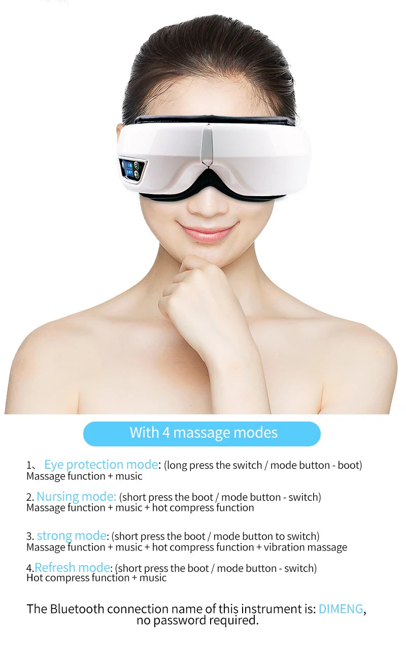 Smart Eye Massager with Heat Airbag Vibration Eye Care