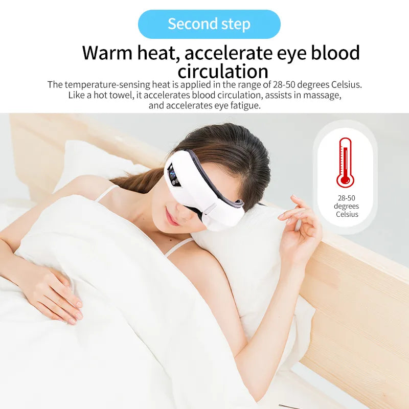 Smart Eye Massager with Heat Airbag Vibration Eye Care