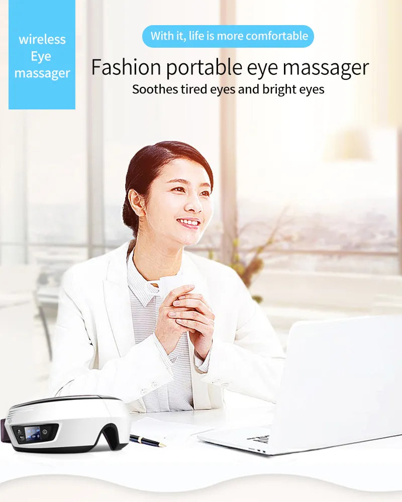 Smart Eye Massager with Heat Airbag Vibration Eye Care