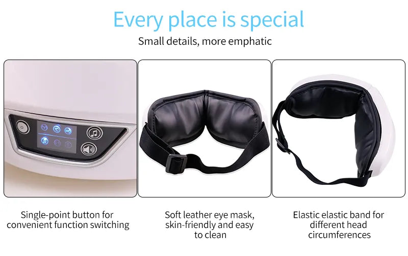 Smart Eye Massager with Heat Airbag Vibration Eye Care
