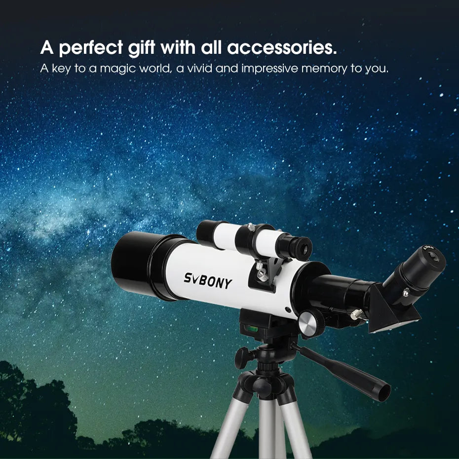 Svbony 70mm refractor astronomical sales telescope