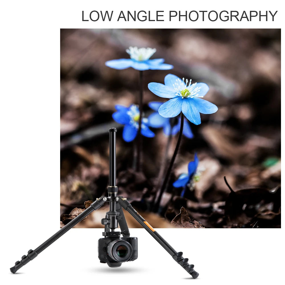 K&F Concept Camera Tripod kf-tm2324 low angle photography