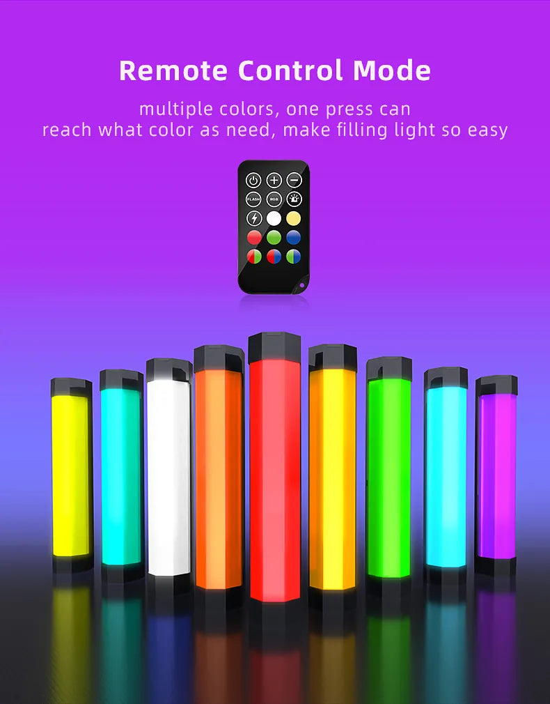Luxceo P200 Led RGB Light Wand iphone android app application