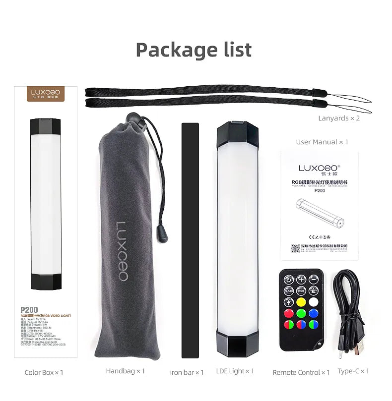 Luxceo P200 Led RGB Light