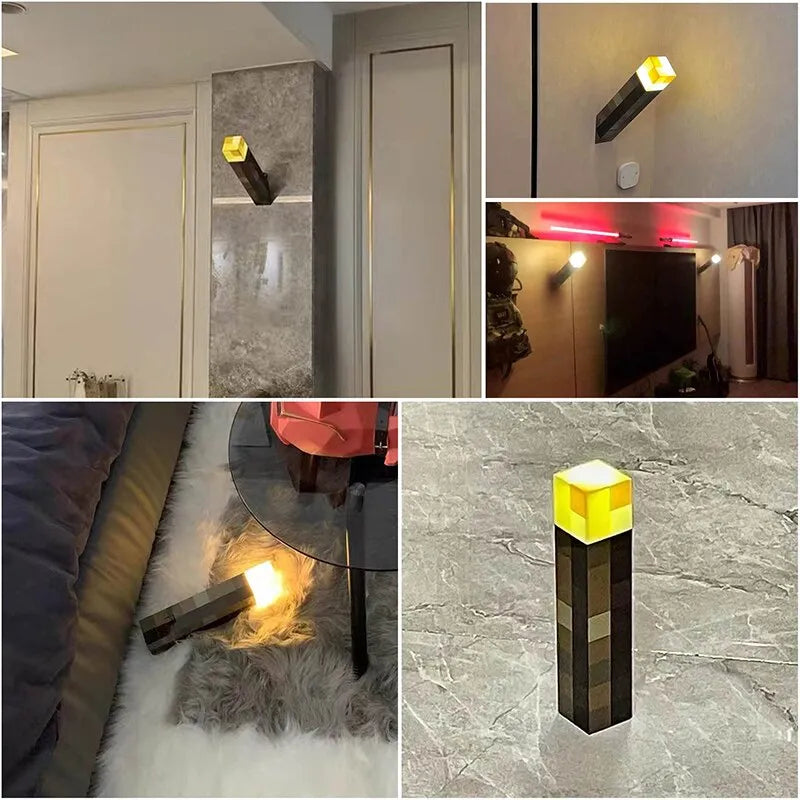 Real Life Minecraft Torch Light in Hand