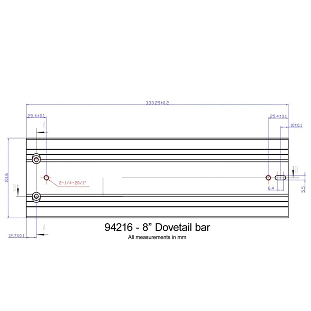 Celestron Telescope Dovetail Bar - 13.1" for 8" CGE