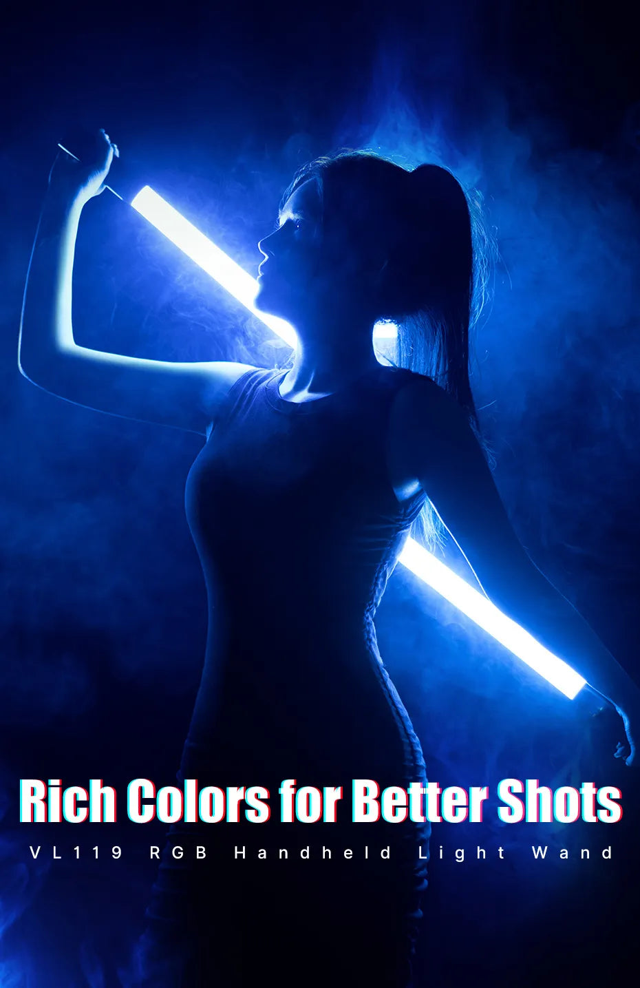 ulanzi vl119 rgb handheld light wand vl119rgb