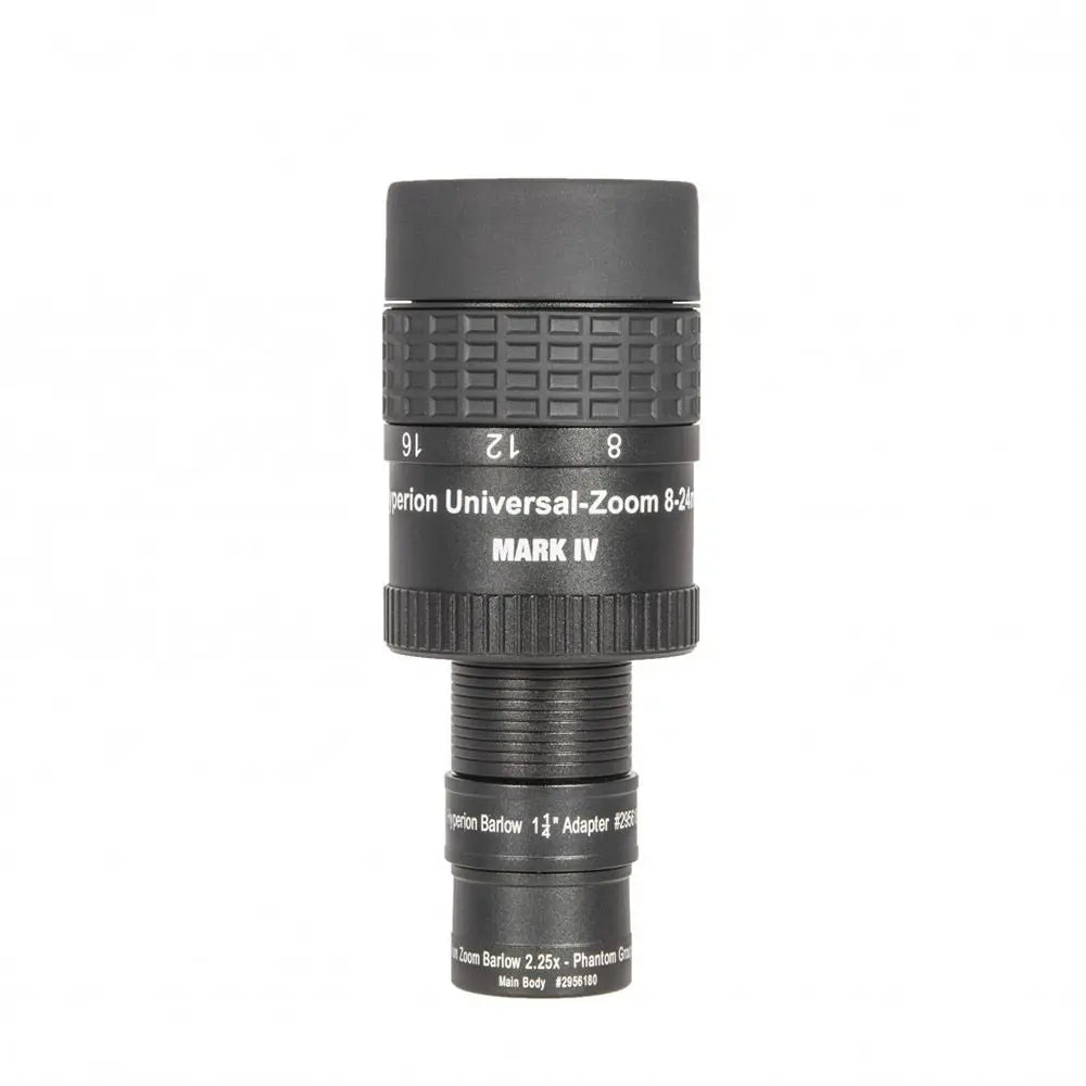 Baader 1.25" & 2" Hyperion Mark IV 8-24mm Zoom Eyepiece with 1.25" 2.25x Hyperion Barlow