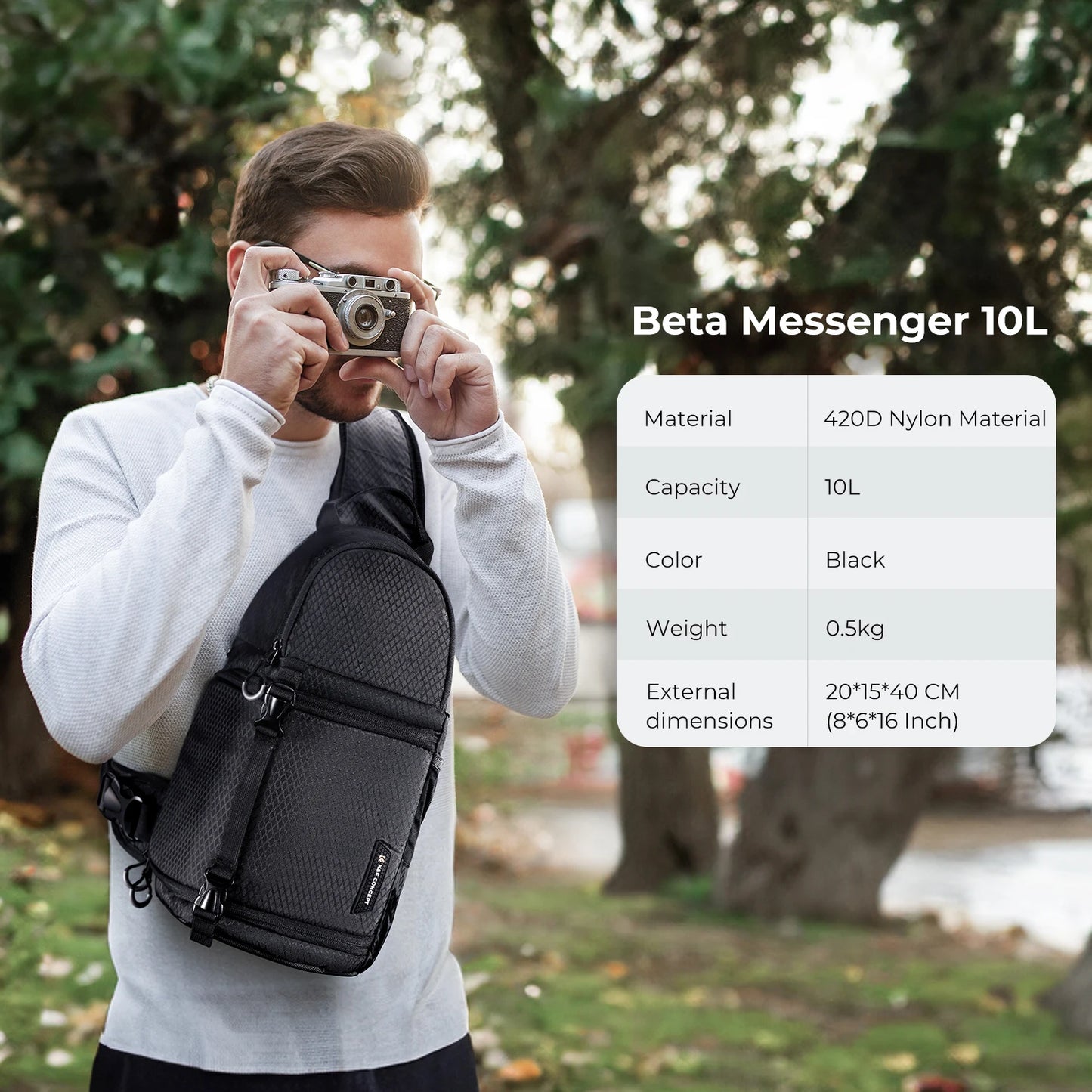 K&F Concept Sling shoulder Camera Bag
