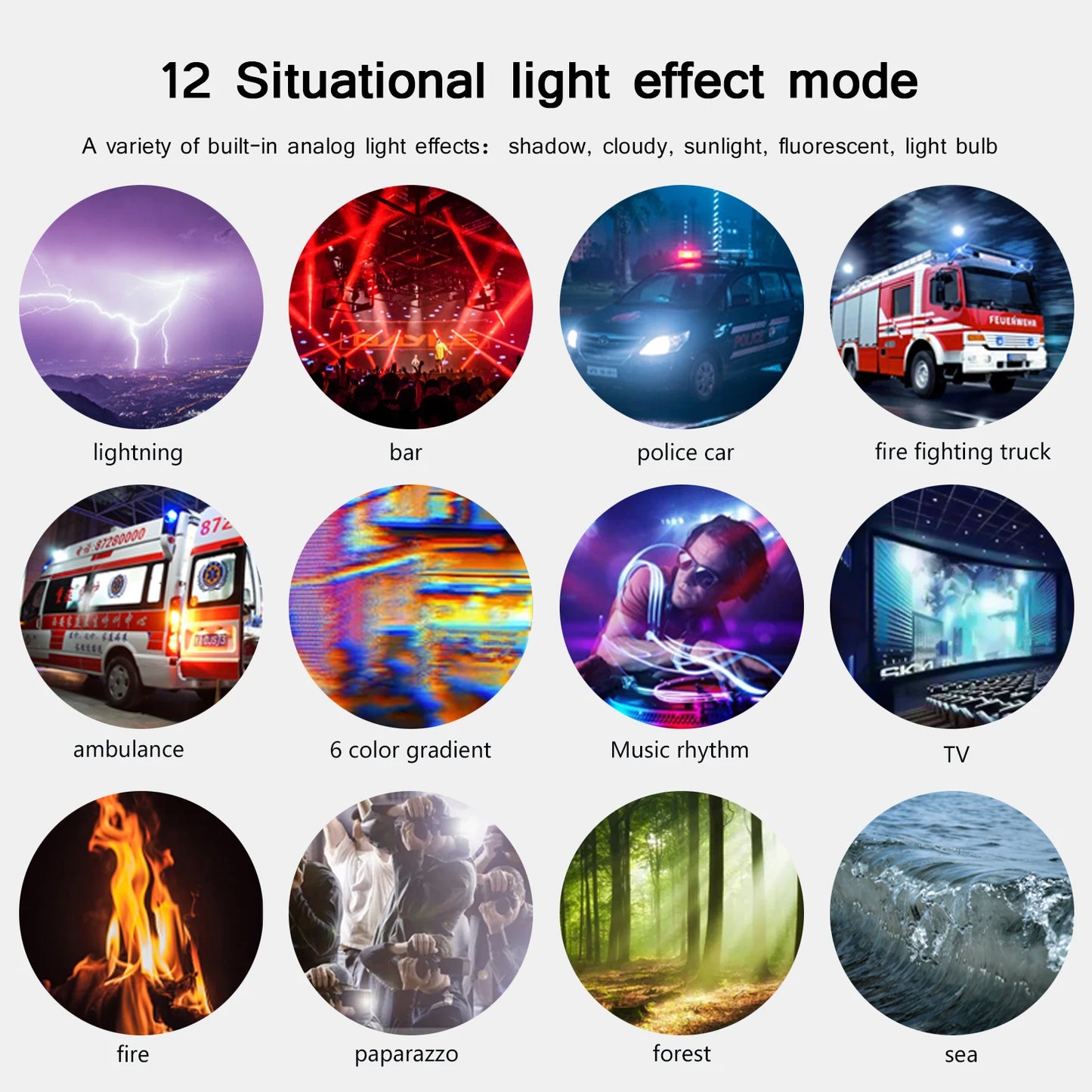 portable rgb light bar photography