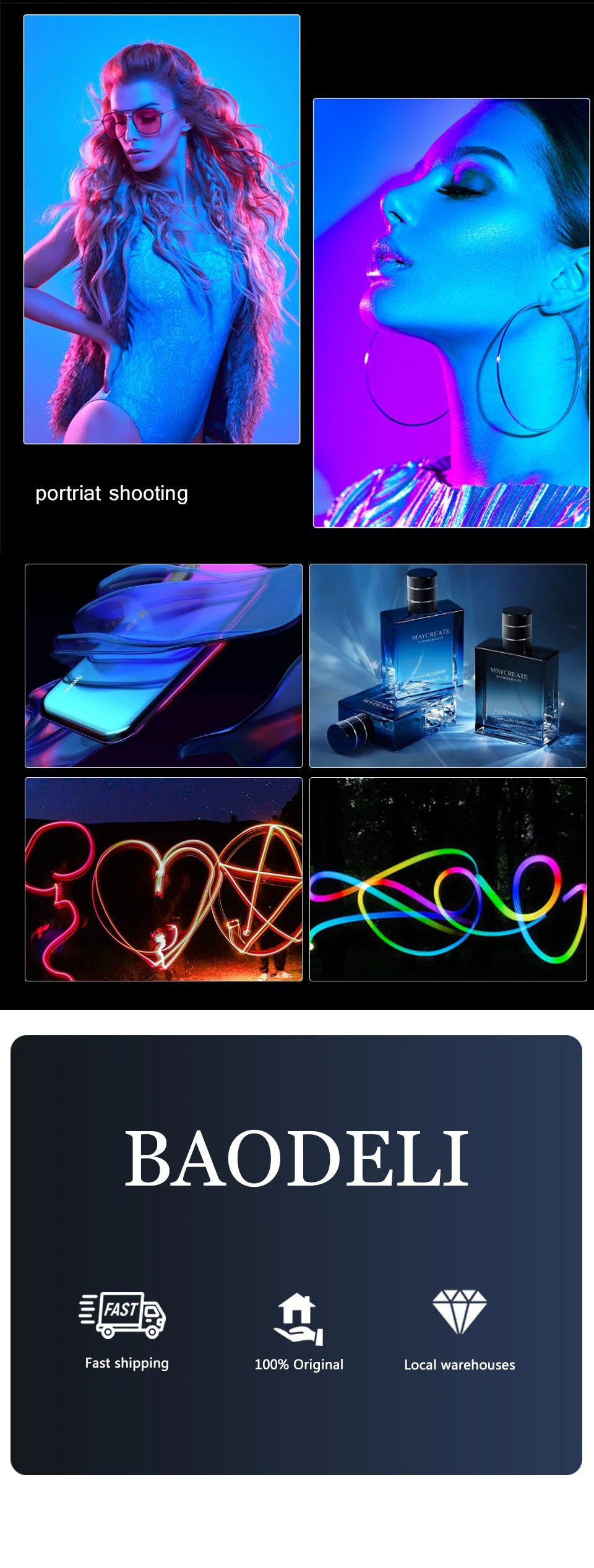 rgb led bar for photography