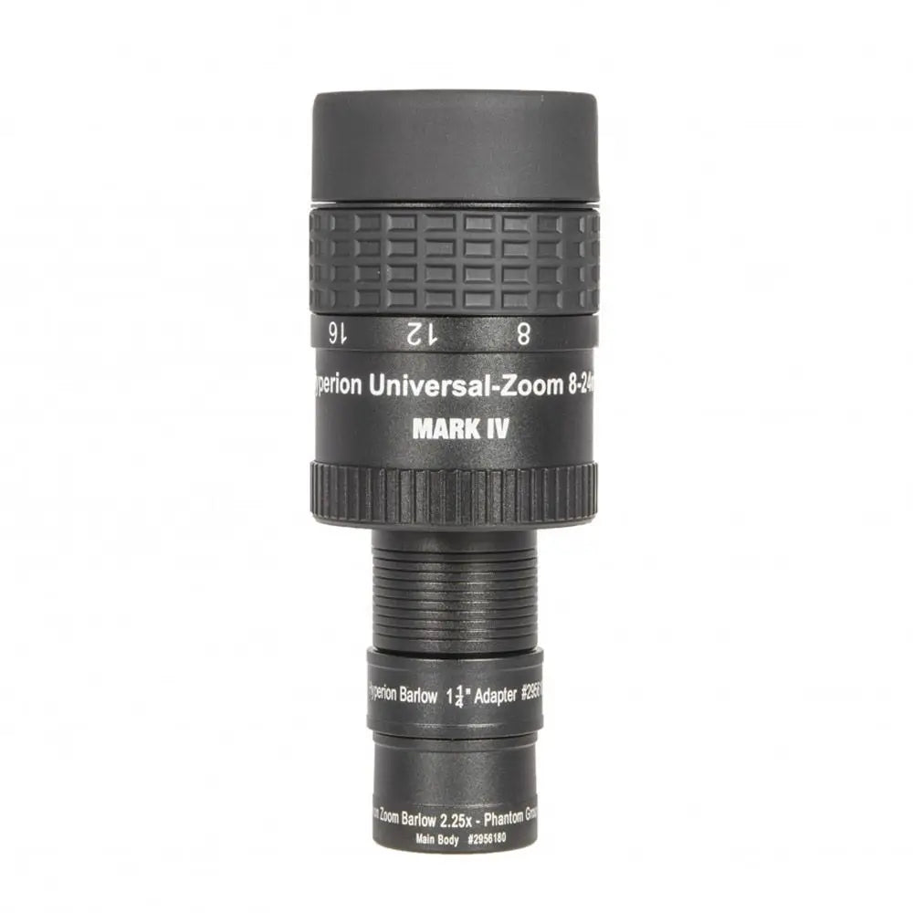 Baader 1.25" & 2" Hyperion Mark IV 8-24mm Zoom Eyepiece with 1.25" 2.25x Hyperion Barlow HYP-ZMBAR
