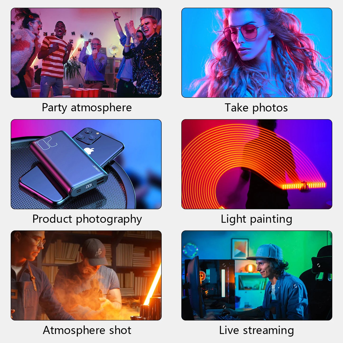 portable led light for photography