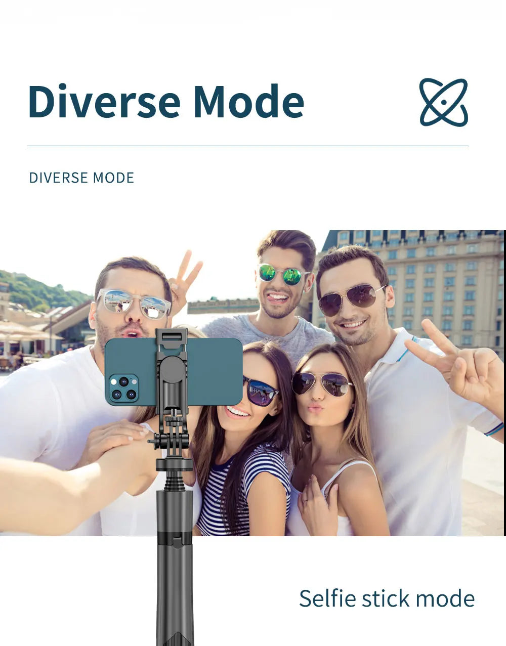 Tripod Stand for Mobile with Bluetooth Remote