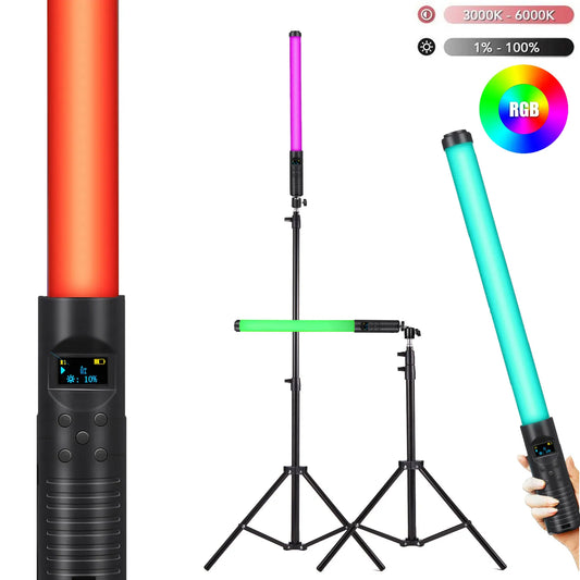 Portable RGB LED Light Bar for Photography