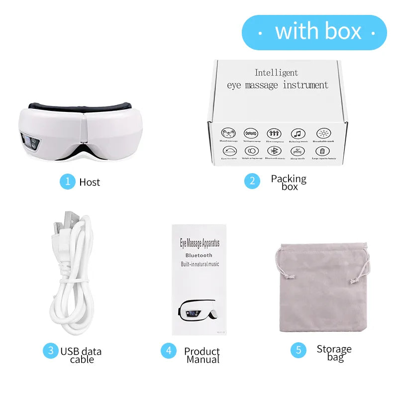 Smart Eye Massager with Heat Airbag Vibration Eye Care
