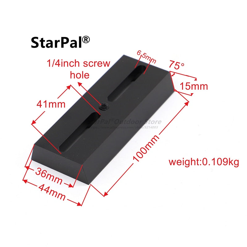 Universal 100mm Dovetail Mounting Plate