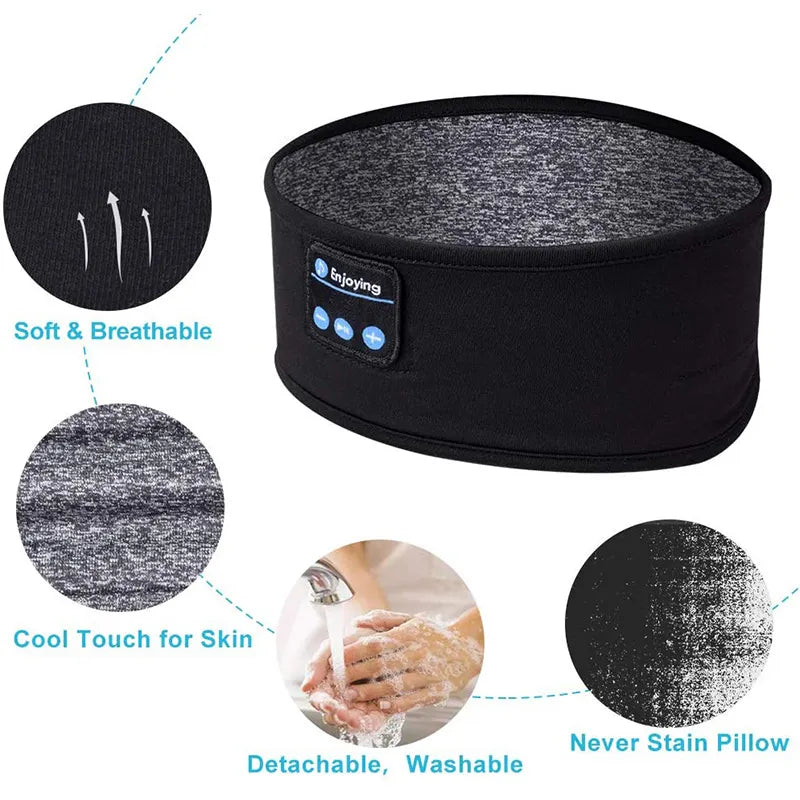 Wireless Bluetooth Sleeping Headphones soft breathable