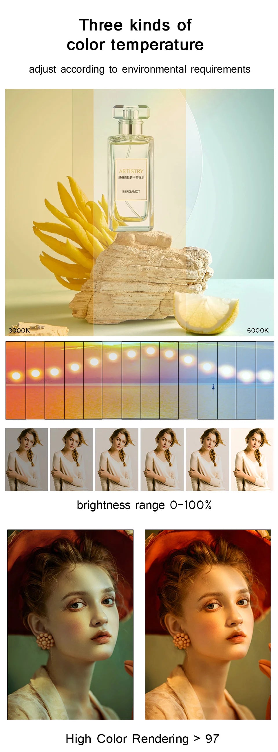 portable rgb led bar for photography