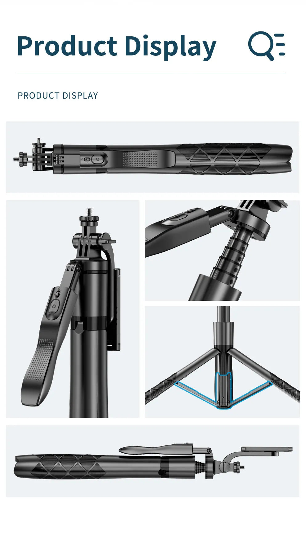 Tripod Stand for Mobile with Bluetooth Remote