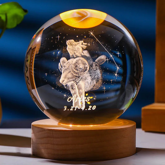 Zodiac Constellation Crystal Ball Aries
