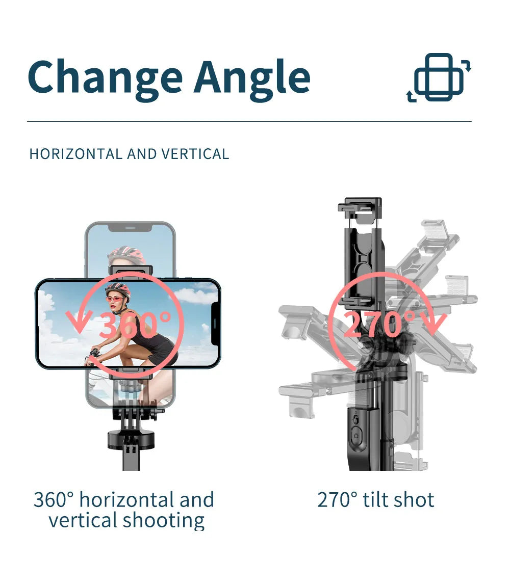 Tripod Stand for Mobile with Bluetooth Remote