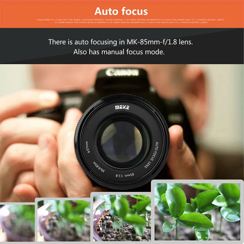 Meike 85mm F1.8 Auto Focus STM Full Frame