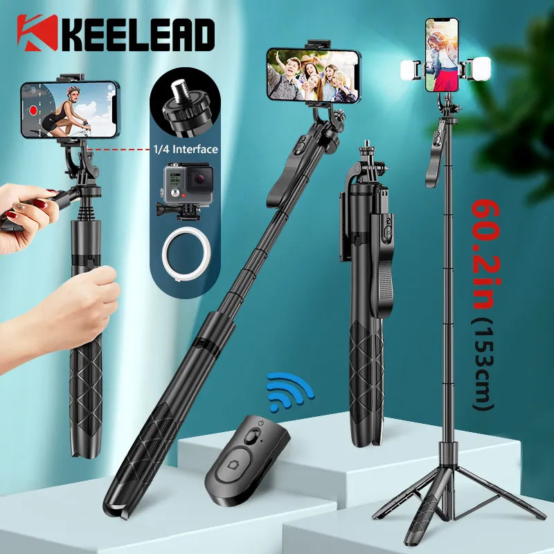 Tripod Stand for Mobile with Bluetooth Remote