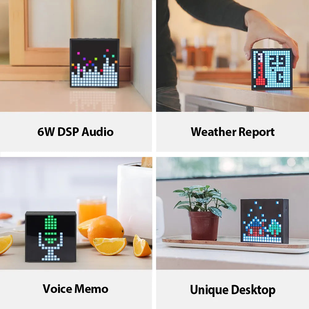 Divoom Timebox-Evo Pixel Art Smart Bluetooth