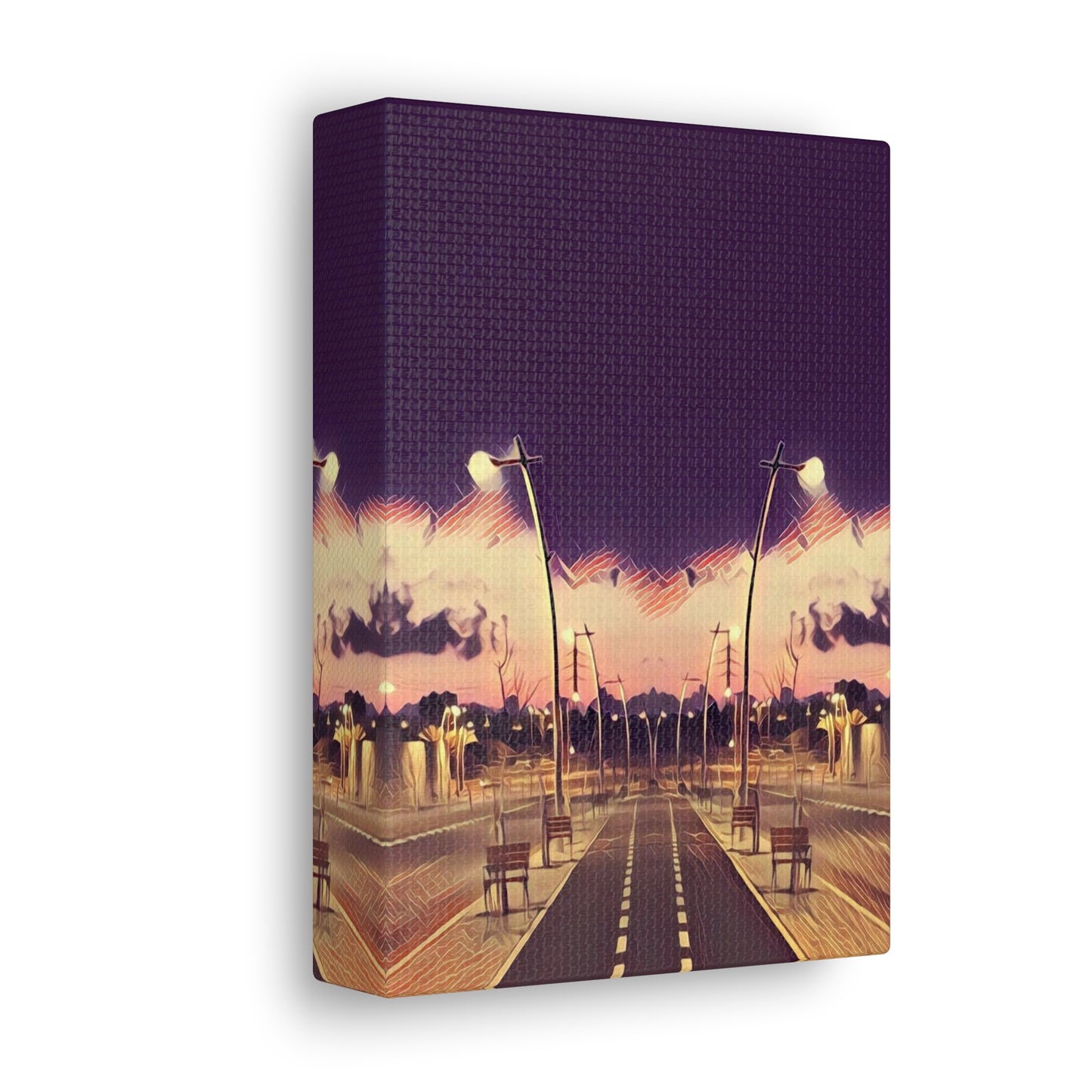 We Meet Purple Canvas