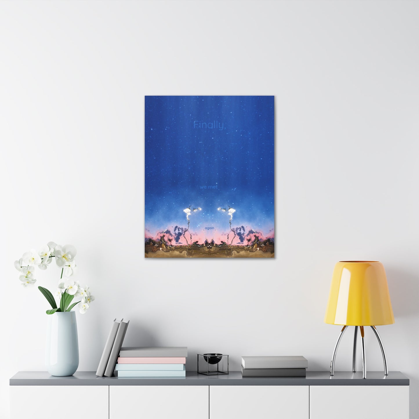 Finally We Met Again Canvas