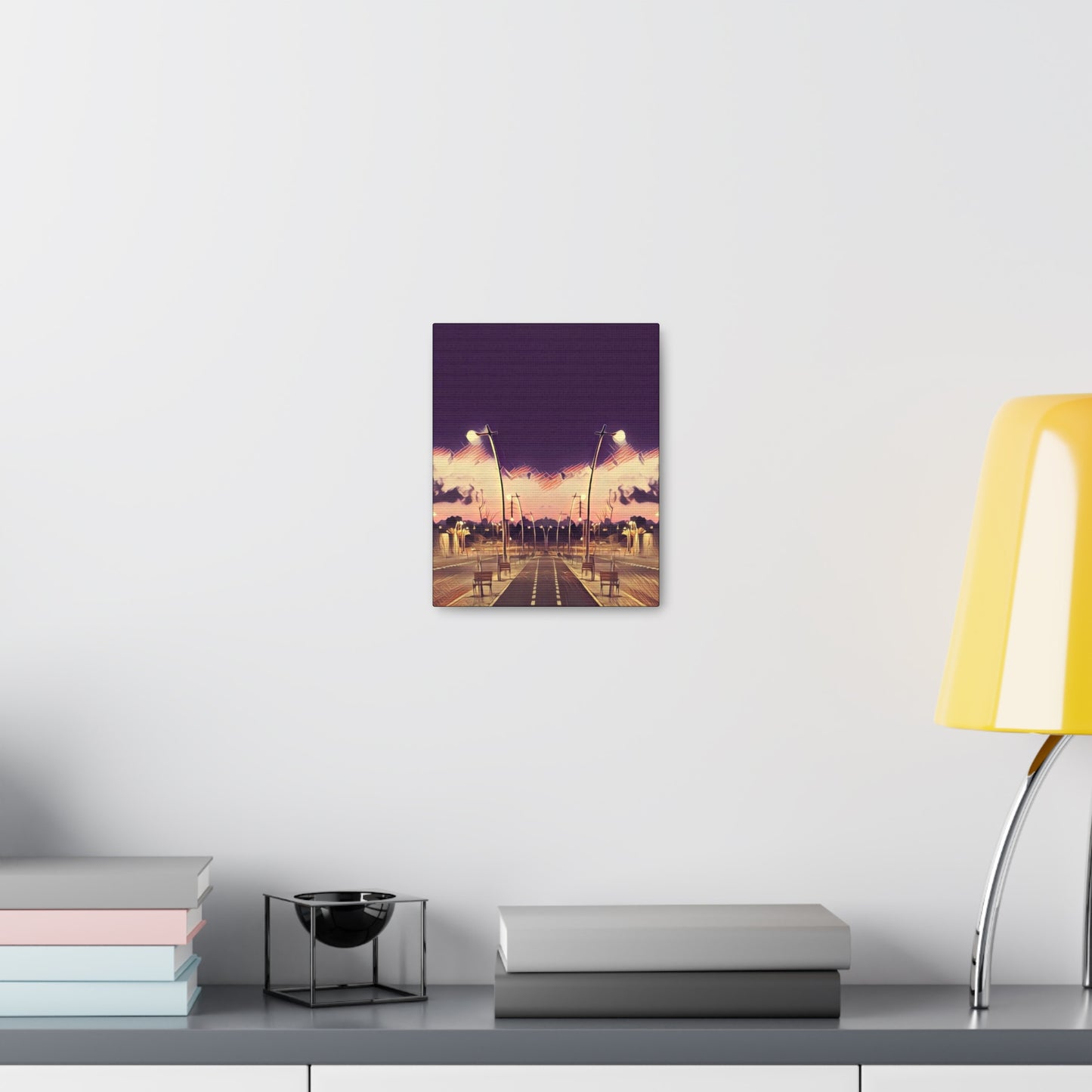 We Meet Purple Canvas