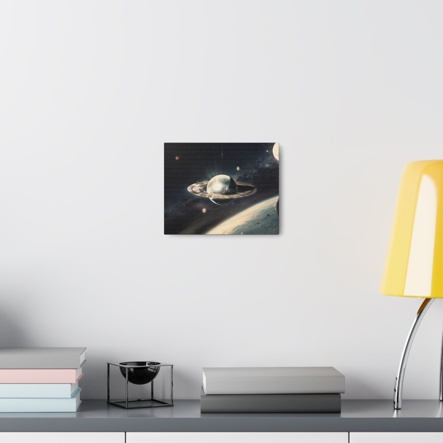 Disco Saturn Canvas