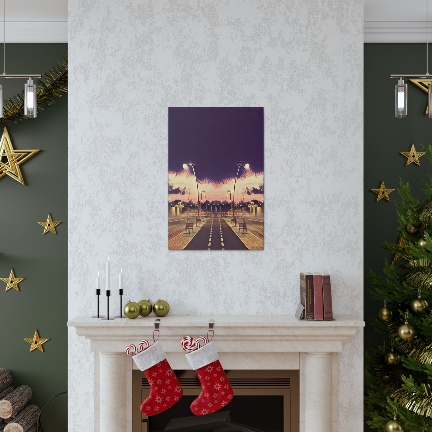 We Meet Purple Canvas
