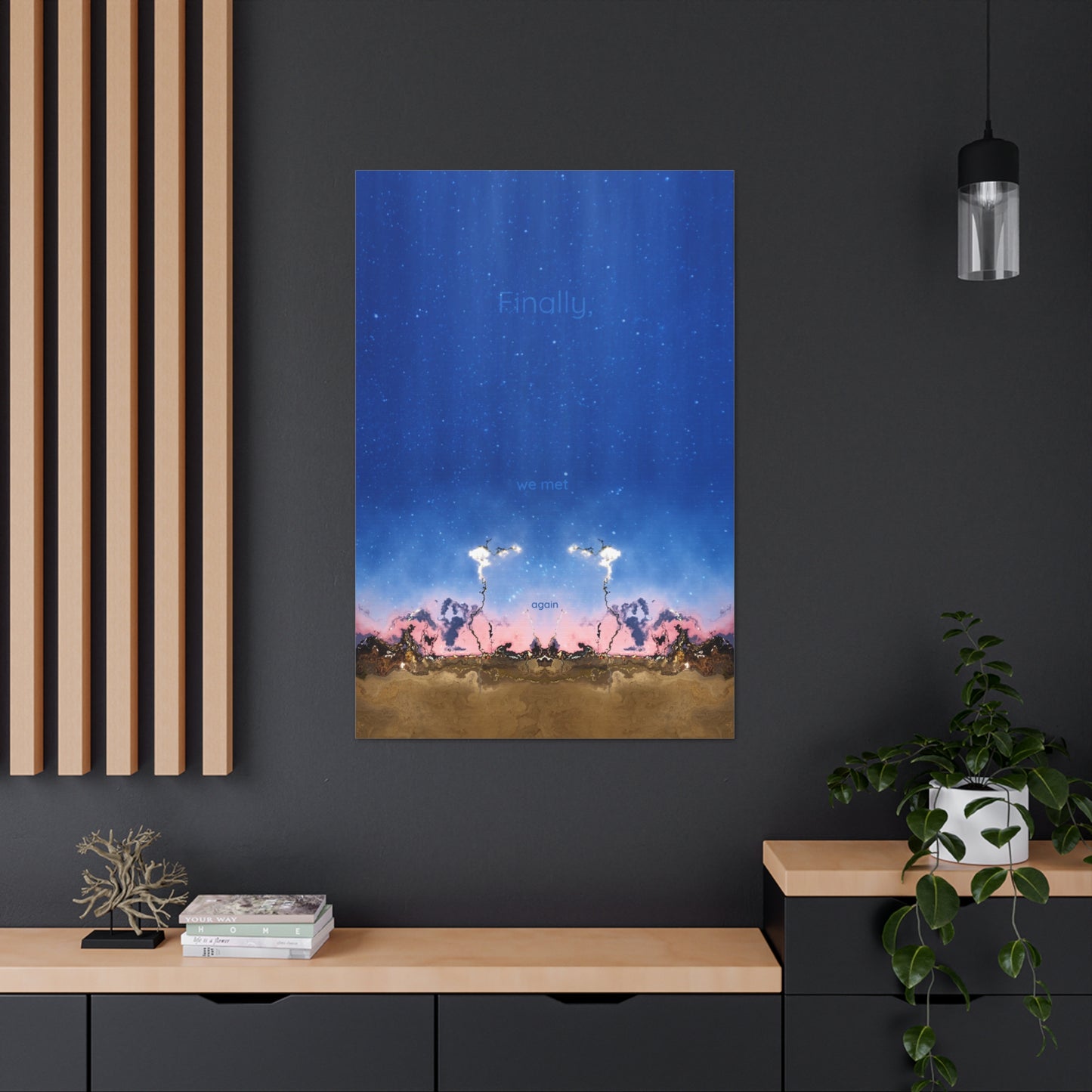 Finally We Met Again Canvas