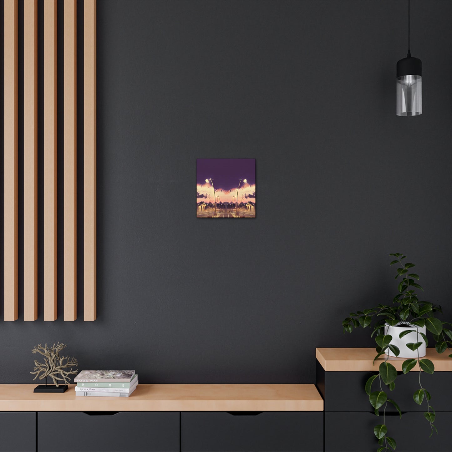 We Meet Purple Canvas