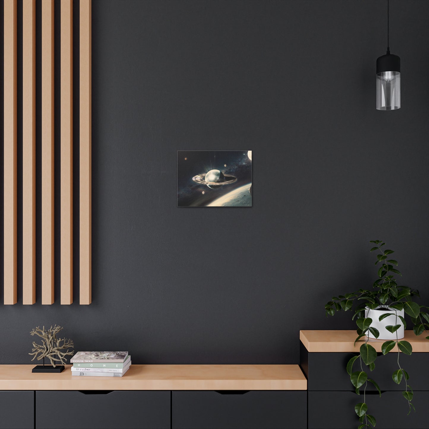 Disco Saturn Canvas