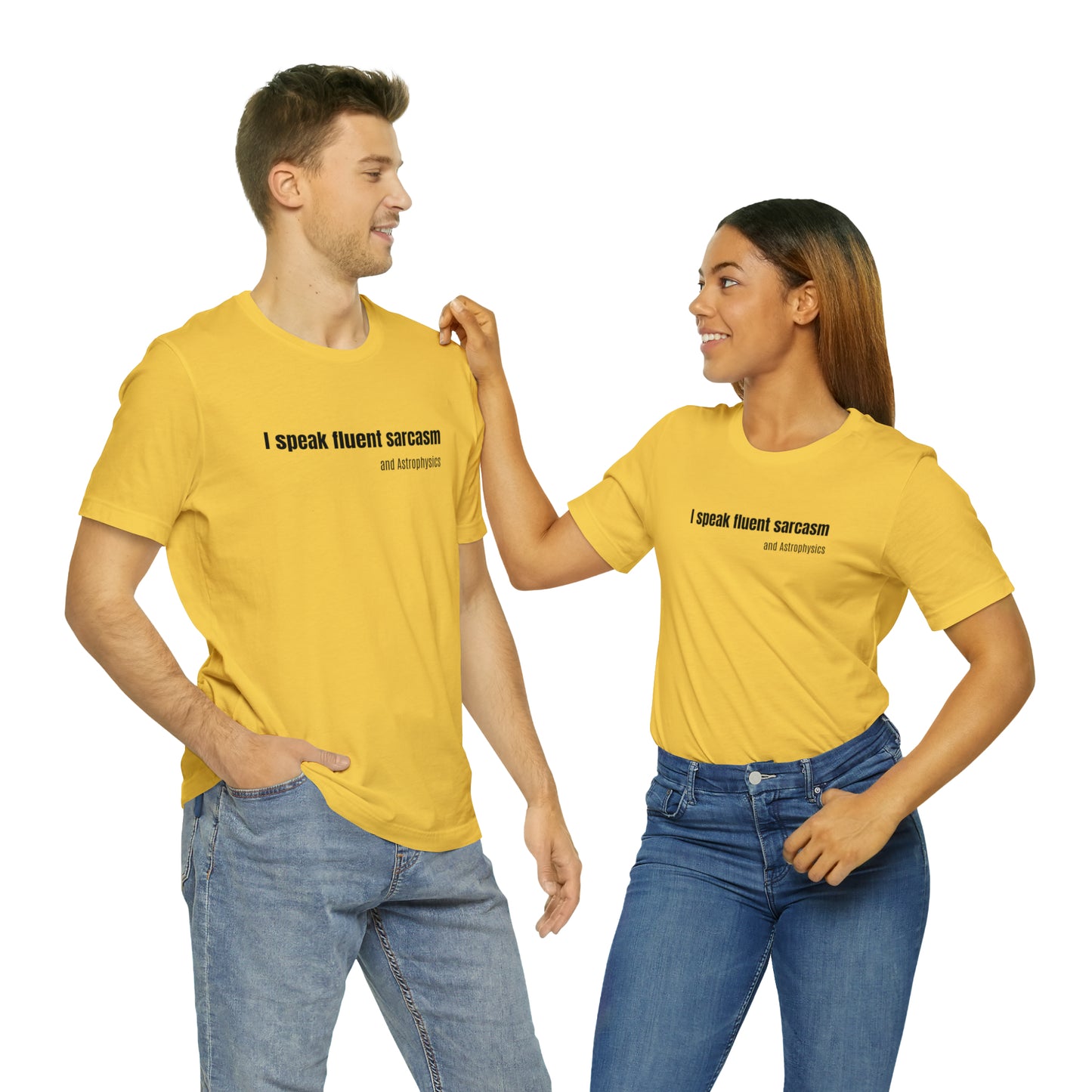 Funny Space Shirt - I Speak Sarcasm