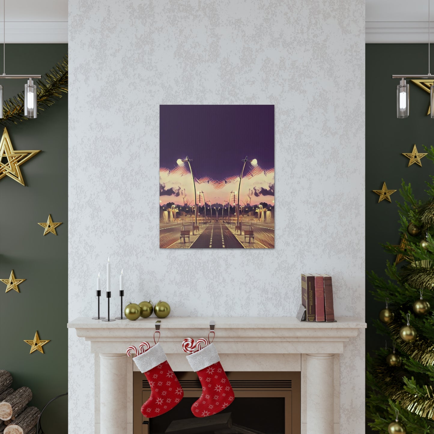 We Meet Purple Canvas