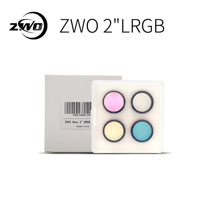 ZWO LRGB Filter 2 Inch M48 Screw For CCD Camera box