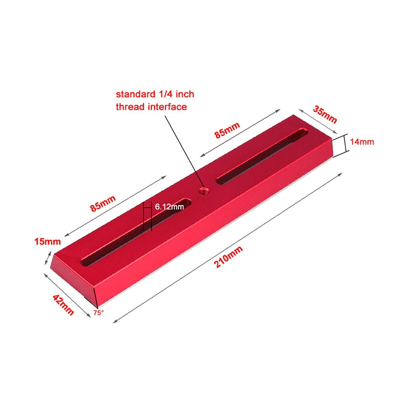 Telescope 210mm Dovetail Mounting Plate